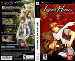 Free download The Legend of Heroes: A Tear of Vermillion [ULUS-10022] PSP Box Art free photo or picture to be edited with GIMP online image editor